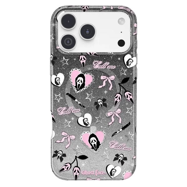 Funda Ghost Face Glitter para iPhone