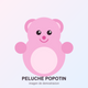 Peluche Interactivo Popotin 3 en 1 - Repite tu Voz, Baila y se Ilumina